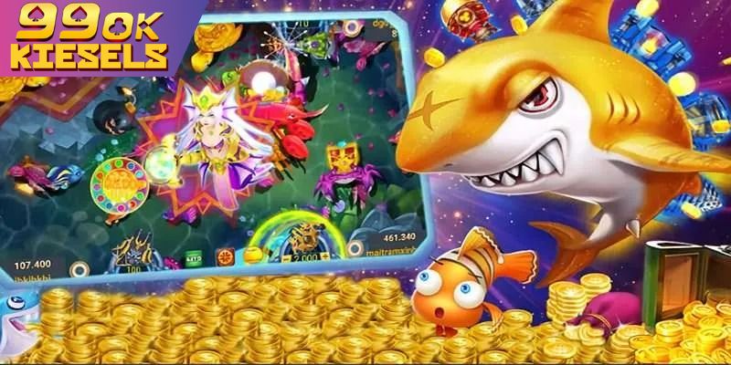 Hệ thống sinh vật đa dạng và rực rỡ trong Bắn Cá Vàng.