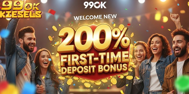 99OK - Cá Cược Uy Tín Đăng Ký Tài Khoản Tặng 200% Sự kiện Chào mừng Tân thủ thưởng nạp đầu 200% giá trị.