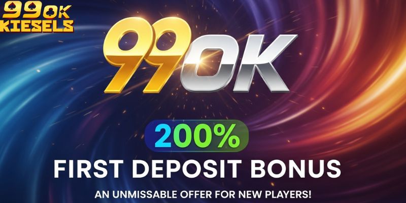 Khuyến Mãi 99OK – Cập Nhật "Deal" Hot 2025, Rinh Quà Bất Tận Ưu đãi nạp đầu 200% là khuyến mãi 99OK không thể bỏ lỡ dành cho tân thủ.